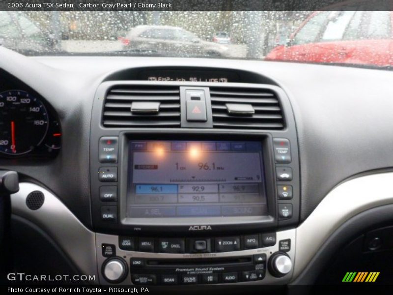 Carbon Gray Pearl / Ebony Black 2006 Acura TSX Sedan