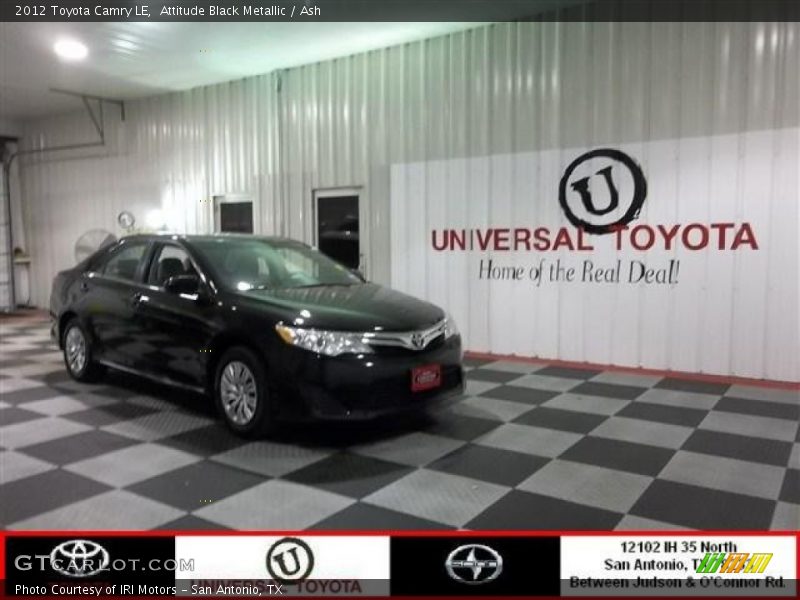 Attitude Black Metallic / Ash 2012 Toyota Camry LE