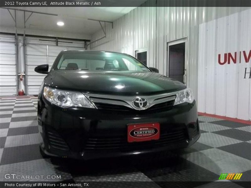 Attitude Black Metallic / Ash 2012 Toyota Camry LE