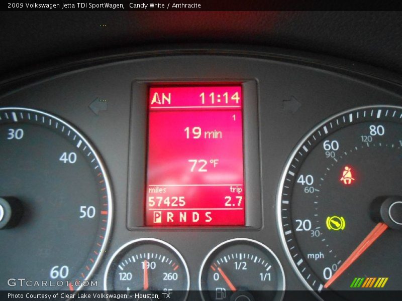 Candy White / Anthracite 2009 Volkswagen Jetta TDI SportWagen