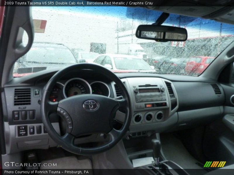 Barcelona Red Metallic / Graphite Gray 2009 Toyota Tacoma V6 SR5 Double Cab 4x4