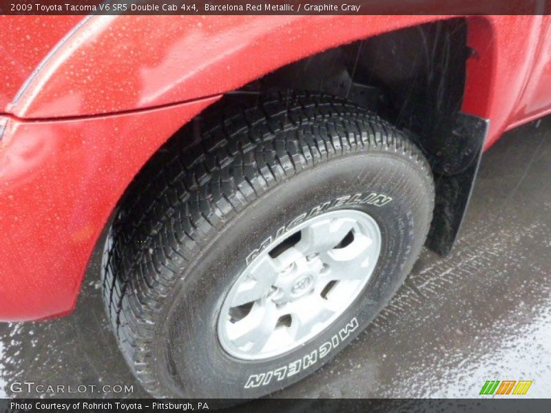 Barcelona Red Metallic / Graphite Gray 2009 Toyota Tacoma V6 SR5 Double Cab 4x4