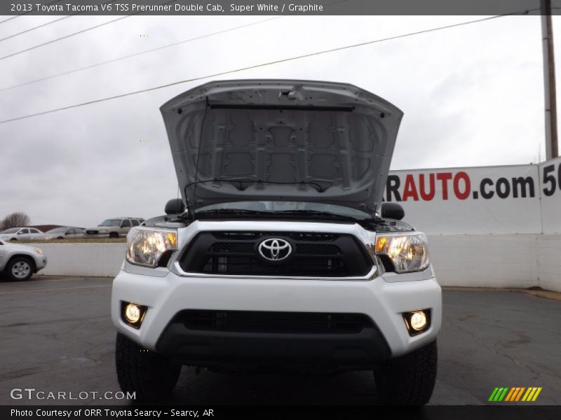 Super White / Graphite 2013 Toyota Tacoma V6 TSS Prerunner Double Cab