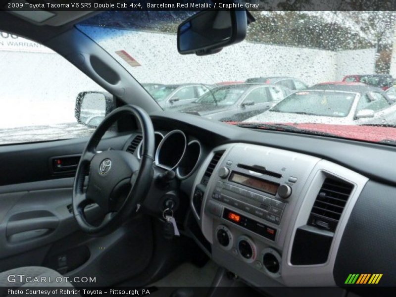 Barcelona Red Metallic / Graphite Gray 2009 Toyota Tacoma V6 SR5 Double Cab 4x4