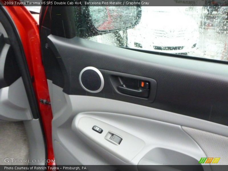 Barcelona Red Metallic / Graphite Gray 2009 Toyota Tacoma V6 SR5 Double Cab 4x4