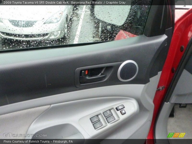 Barcelona Red Metallic / Graphite Gray 2009 Toyota Tacoma V6 SR5 Double Cab 4x4