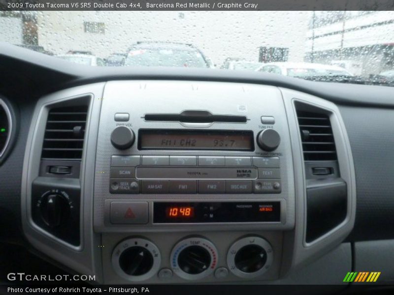 Barcelona Red Metallic / Graphite Gray 2009 Toyota Tacoma V6 SR5 Double Cab 4x4