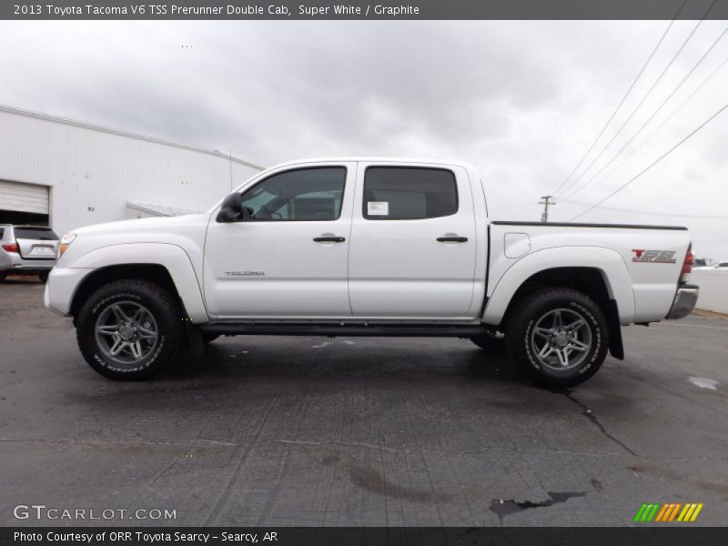 Super White / Graphite 2013 Toyota Tacoma V6 TSS Prerunner Double Cab