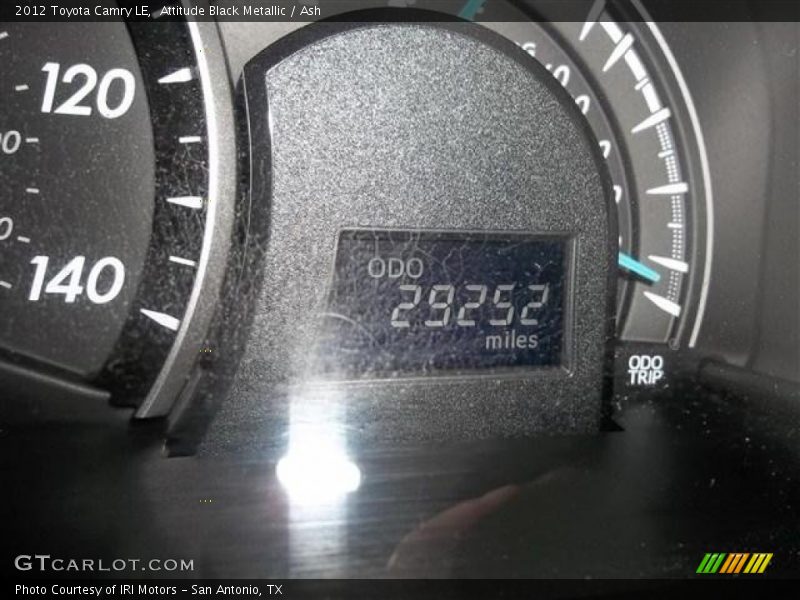 Attitude Black Metallic / Ash 2012 Toyota Camry LE