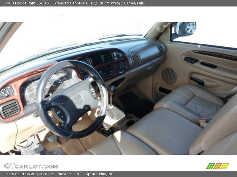 Camel/Tan Interior - 2000 Ram 3500 ST Extended Cab 4x4 Dually 