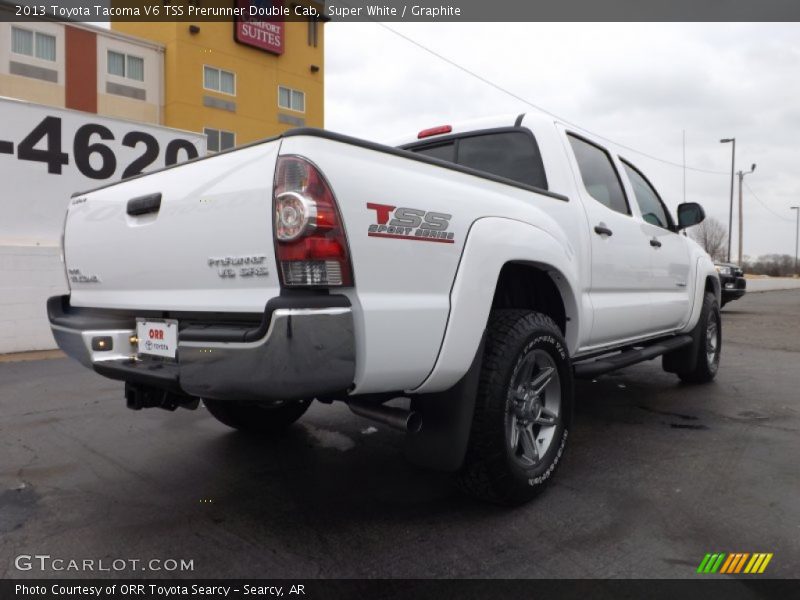 Super White / Graphite 2013 Toyota Tacoma V6 TSS Prerunner Double Cab