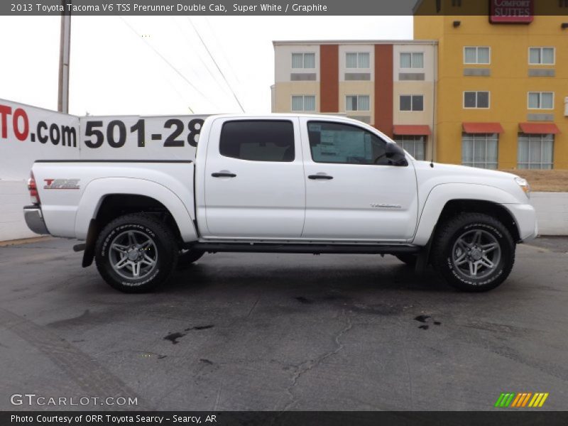 Super White / Graphite 2013 Toyota Tacoma V6 TSS Prerunner Double Cab