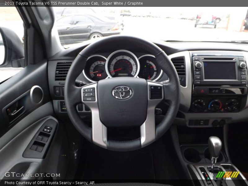 Super White / Graphite 2013 Toyota Tacoma V6 TSS Prerunner Double Cab