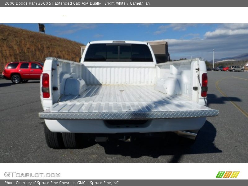 Bright White / Camel/Tan 2000 Dodge Ram 3500 ST Extended Cab 4x4 Dually