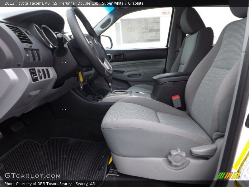 Super White / Graphite 2013 Toyota Tacoma V6 TSS Prerunner Double Cab