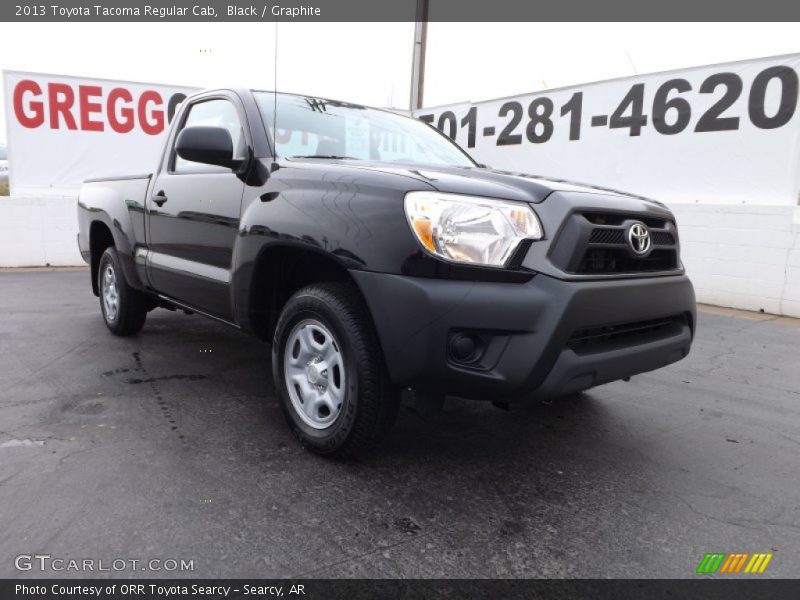 Black / Graphite 2013 Toyota Tacoma Regular Cab