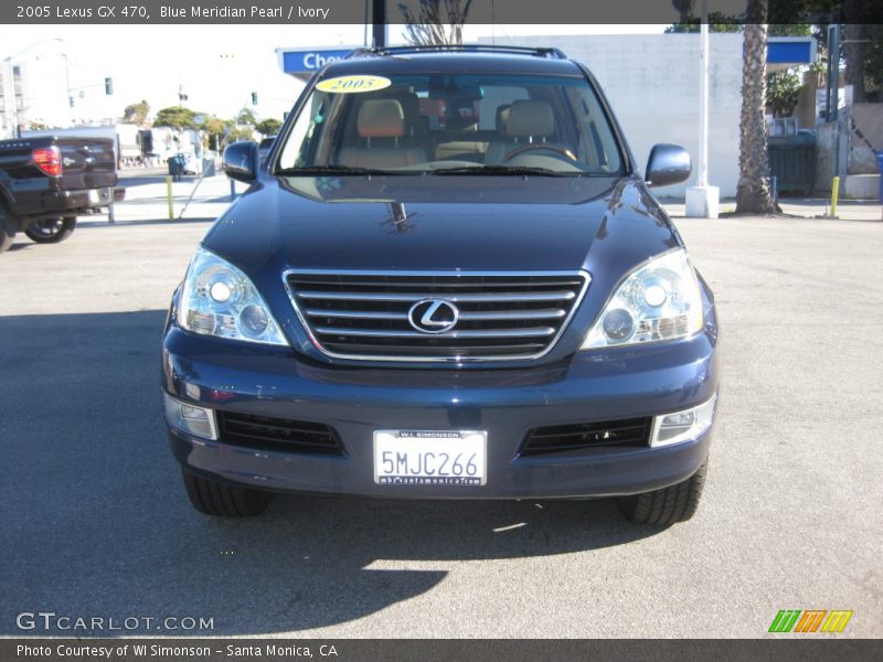 Blue Meridian Pearl / Ivory 2005 Lexus GX 470