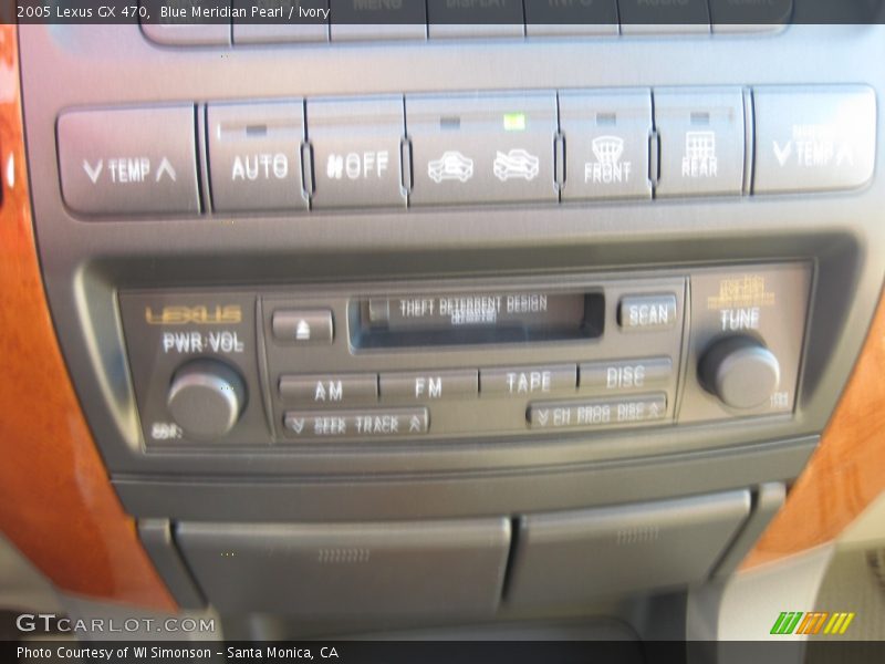 Blue Meridian Pearl / Ivory 2005 Lexus GX 470