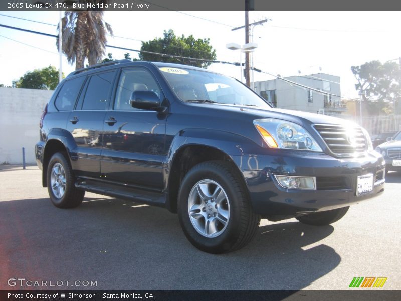 Blue Meridian Pearl / Ivory 2005 Lexus GX 470