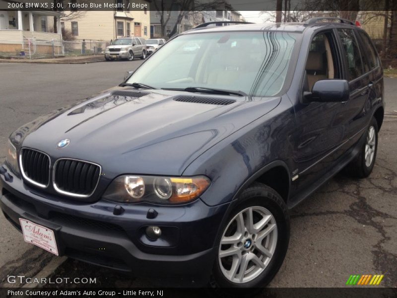 Toledo Blue Metallic / Beige 2006 BMW X5 3.0i