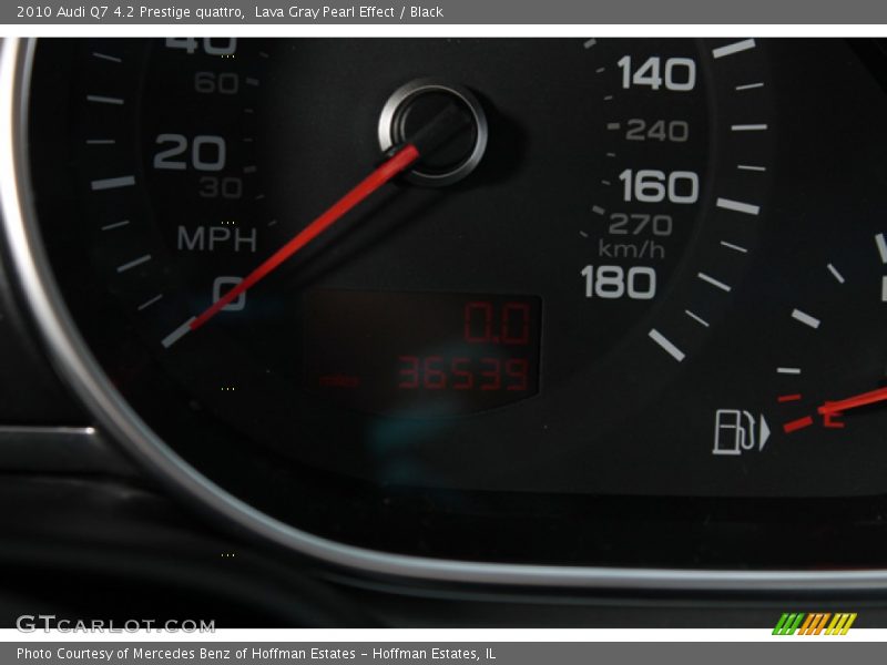 Lava Gray Pearl Effect / Black 2010 Audi Q7 4.2 Prestige quattro