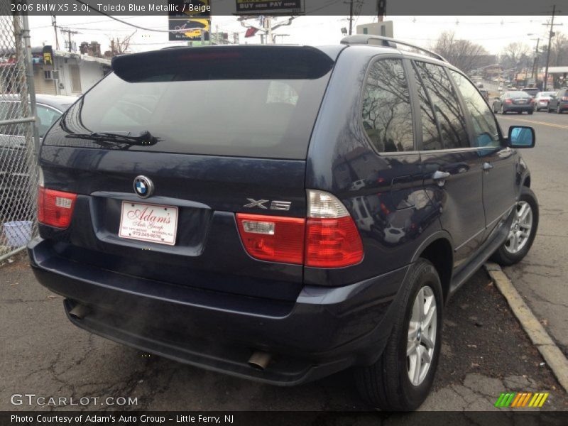 Toledo Blue Metallic / Beige 2006 BMW X5 3.0i