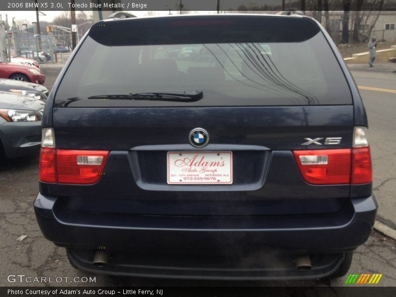 Toledo Blue Metallic / Beige 2006 BMW X5 3.0i