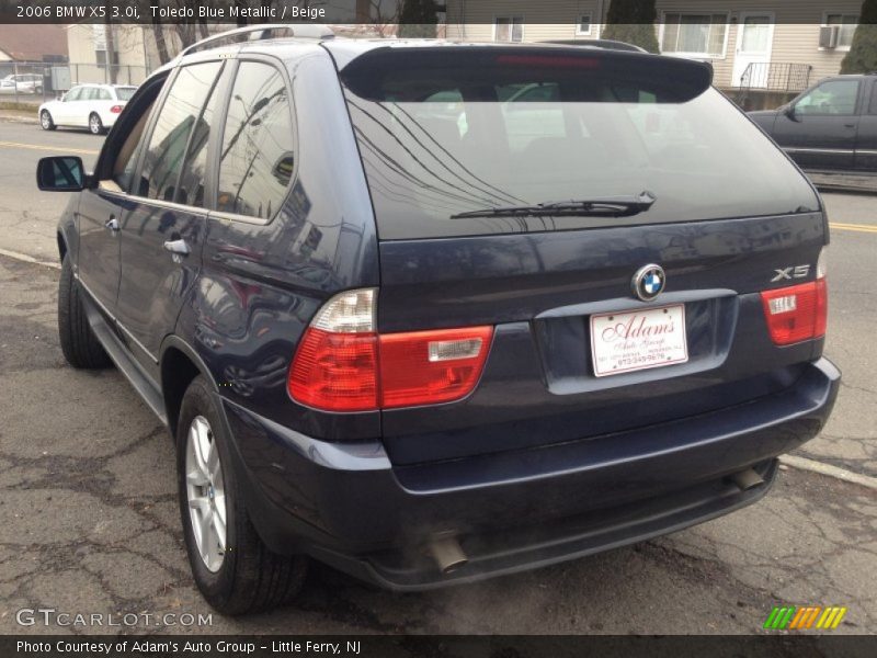 Toledo Blue Metallic / Beige 2006 BMW X5 3.0i