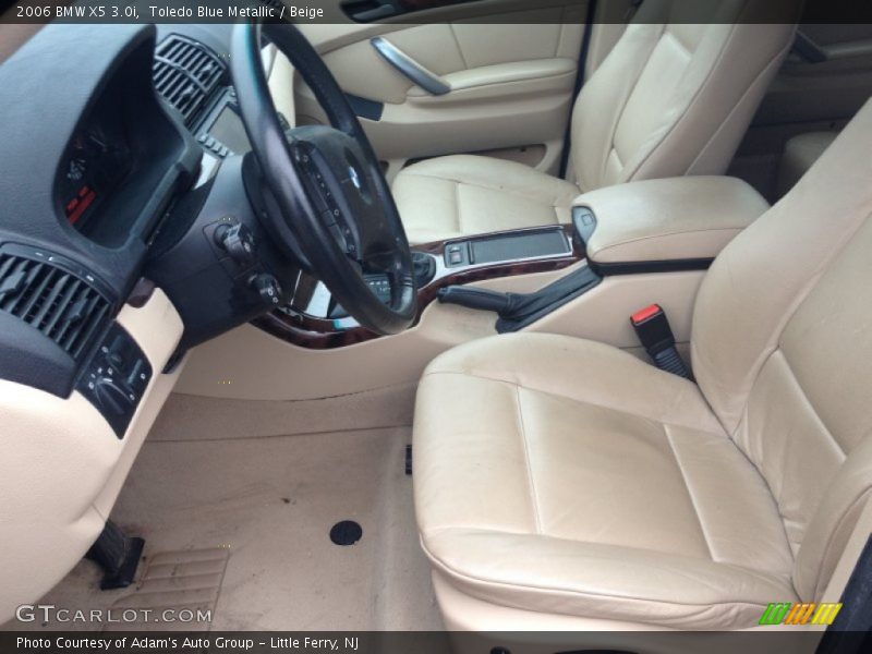 Toledo Blue Metallic / Beige 2006 BMW X5 3.0i