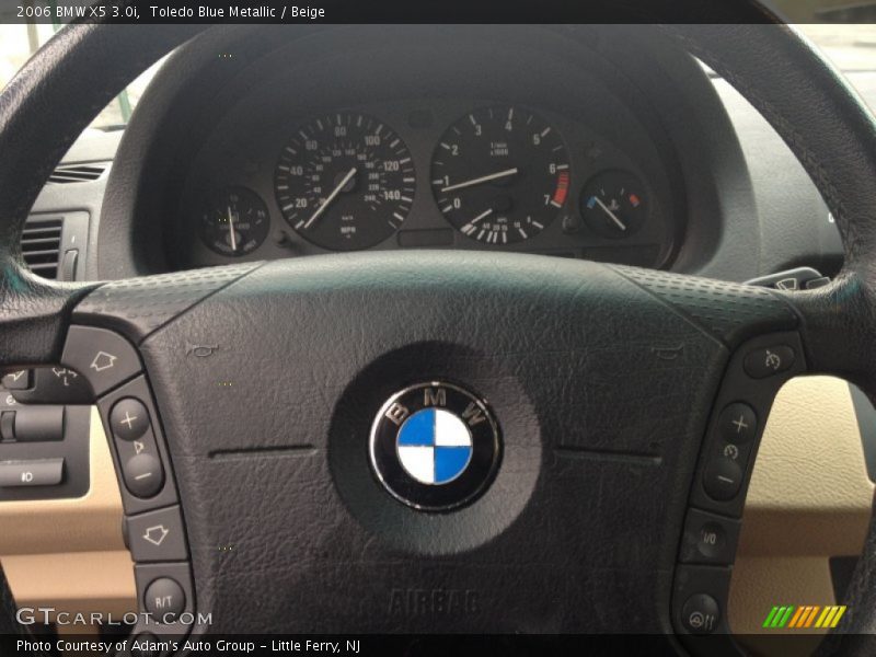 Toledo Blue Metallic / Beige 2006 BMW X5 3.0i