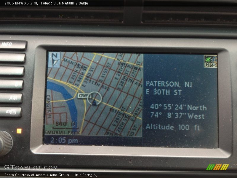 Navigation of 2006 X5 3.0i