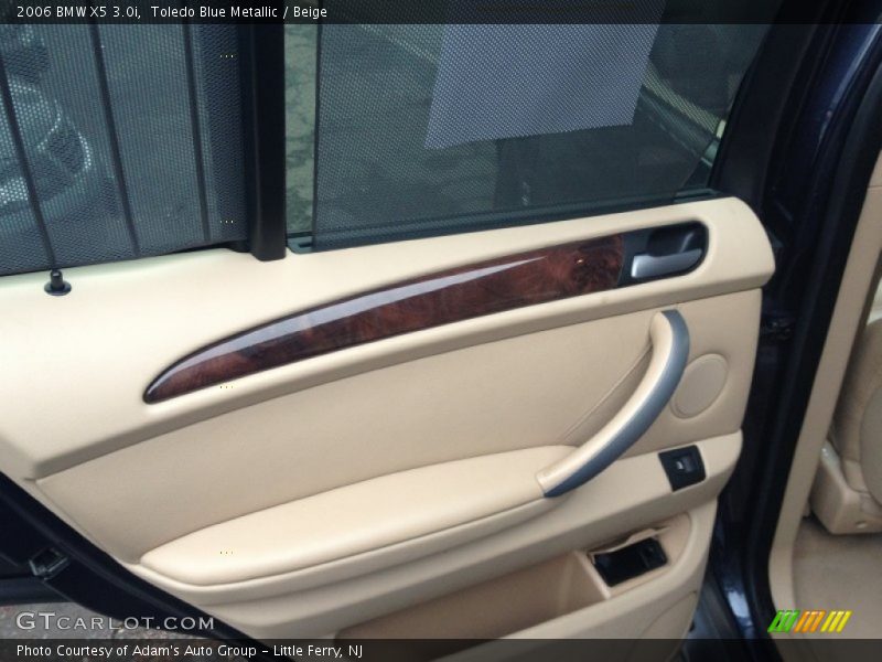 Toledo Blue Metallic / Beige 2006 BMW X5 3.0i