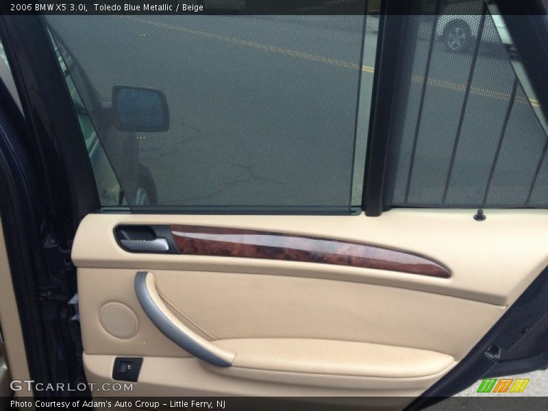 Toledo Blue Metallic / Beige 2006 BMW X5 3.0i