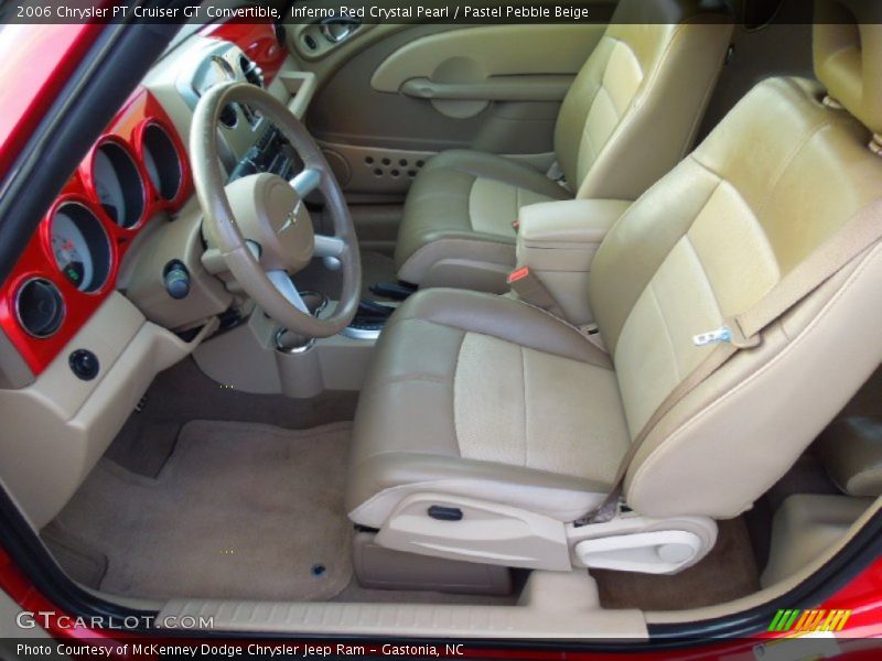 Inferno Red Crystal Pearl / Pastel Pebble Beige 2006 Chrysler PT Cruiser GT Convertible