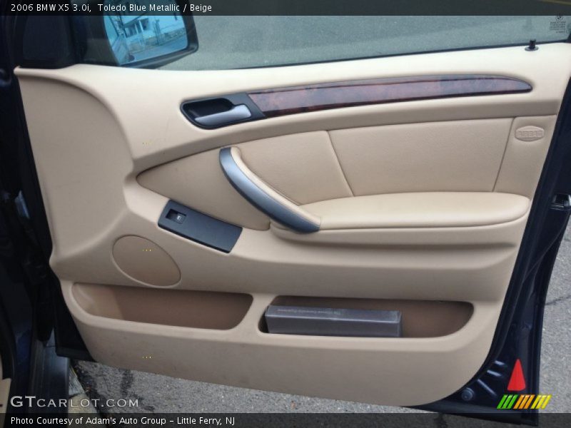 Toledo Blue Metallic / Beige 2006 BMW X5 3.0i