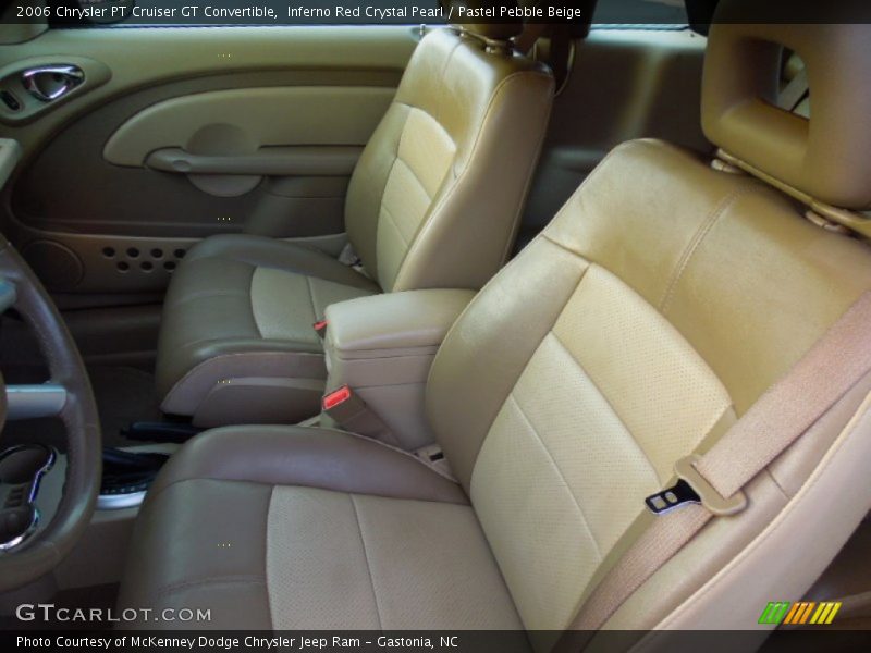 Inferno Red Crystal Pearl / Pastel Pebble Beige 2006 Chrysler PT Cruiser GT Convertible