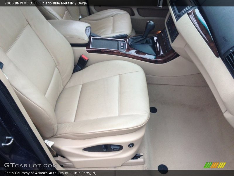 Toledo Blue Metallic / Beige 2006 BMW X5 3.0i
