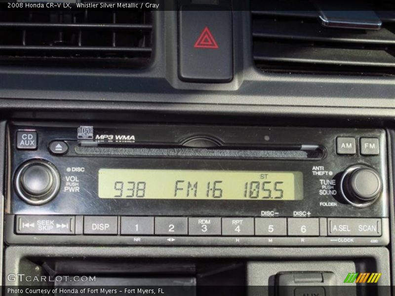 Whistler Silver Metallic / Gray 2008 Honda CR-V LX