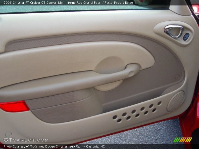 Inferno Red Crystal Pearl / Pastel Pebble Beige 2006 Chrysler PT Cruiser GT Convertible
