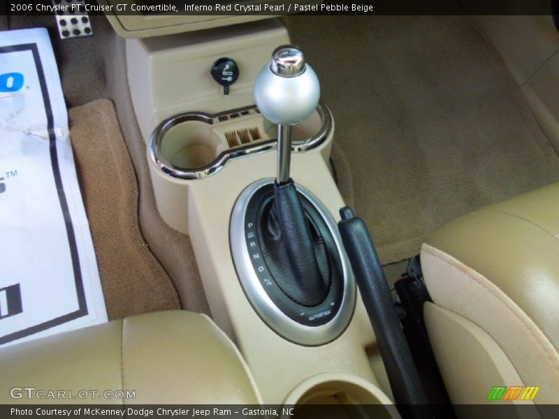 Inferno Red Crystal Pearl / Pastel Pebble Beige 2006 Chrysler PT Cruiser GT Convertible