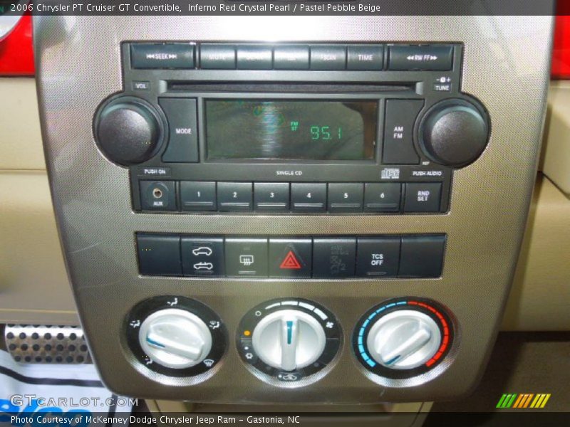 Inferno Red Crystal Pearl / Pastel Pebble Beige 2006 Chrysler PT Cruiser GT Convertible