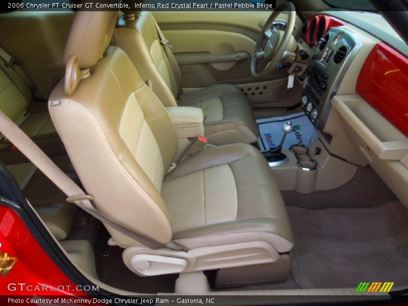 Inferno Red Crystal Pearl / Pastel Pebble Beige 2006 Chrysler PT Cruiser GT Convertible