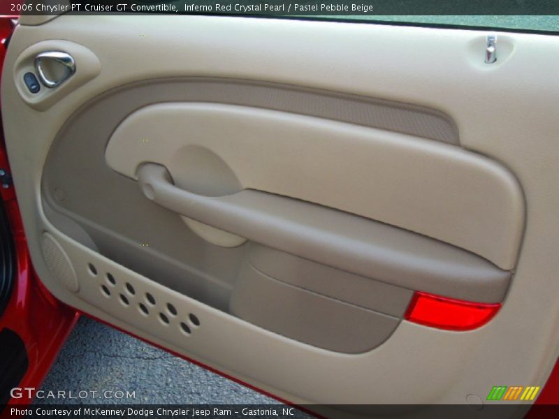 Inferno Red Crystal Pearl / Pastel Pebble Beige 2006 Chrysler PT Cruiser GT Convertible