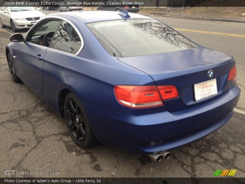 Montego Blue Metallic / Saddle Brown/Black 2008 BMW 3 Series 328xi Coupe
