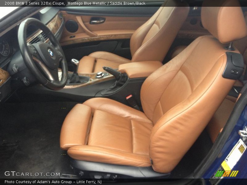 Montego Blue Metallic / Saddle Brown/Black 2008 BMW 3 Series 328xi Coupe
