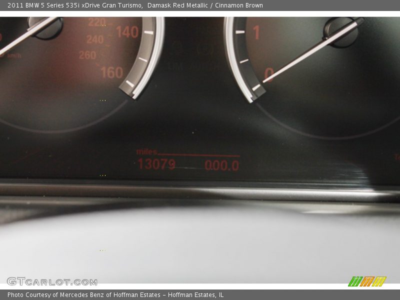Damask Red Metallic / Cinnamon Brown 2011 BMW 5 Series 535i xDrive Gran Turismo