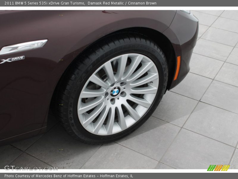 Damask Red Metallic / Cinnamon Brown 2011 BMW 5 Series 535i xDrive Gran Turismo