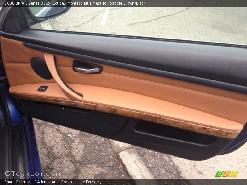 Montego Blue Metallic / Saddle Brown/Black 2008 BMW 3 Series 328xi Coupe