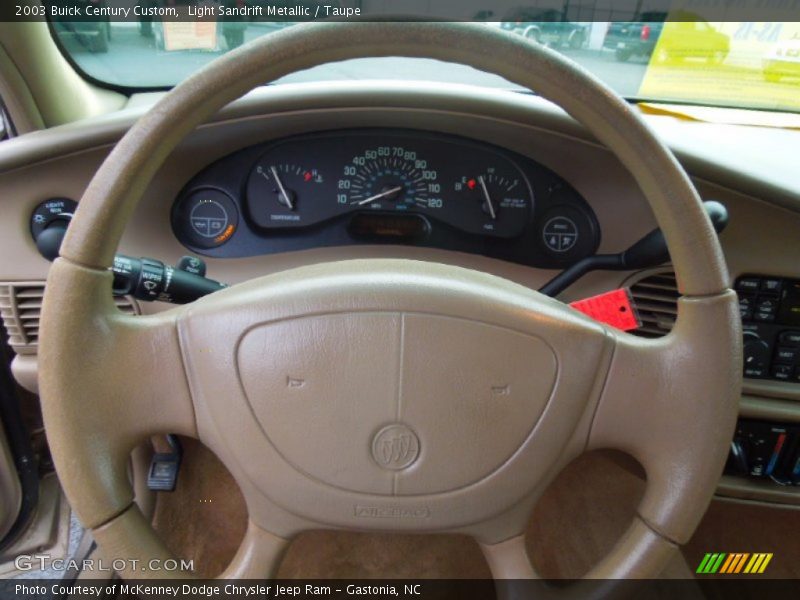 Light Sandrift Metallic / Taupe 2003 Buick Century Custom