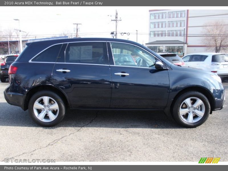 Bali Blue Pearl / Taupe Gray 2010 Acura MDX Technology